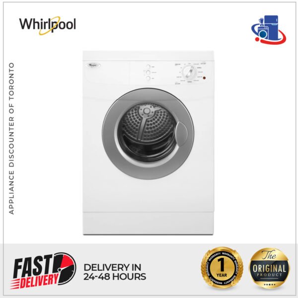 Whirlpool 3.8 cu. ft. Compact Electric Dryer with Ventless Technology (Model WED7500VW)