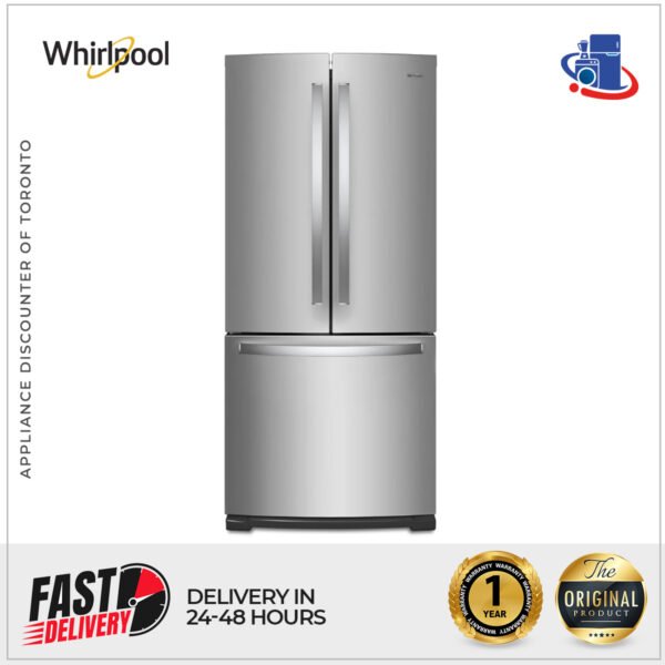 Whirlpool 20 cu. ft. French Door Refrigerator with Modern Design (Model WRF560SMHZ)