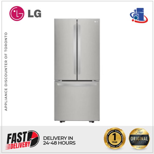 LG 22 cu. ft. French Door Refrigerator with Smart Cooling System (Model LFCS22520S)