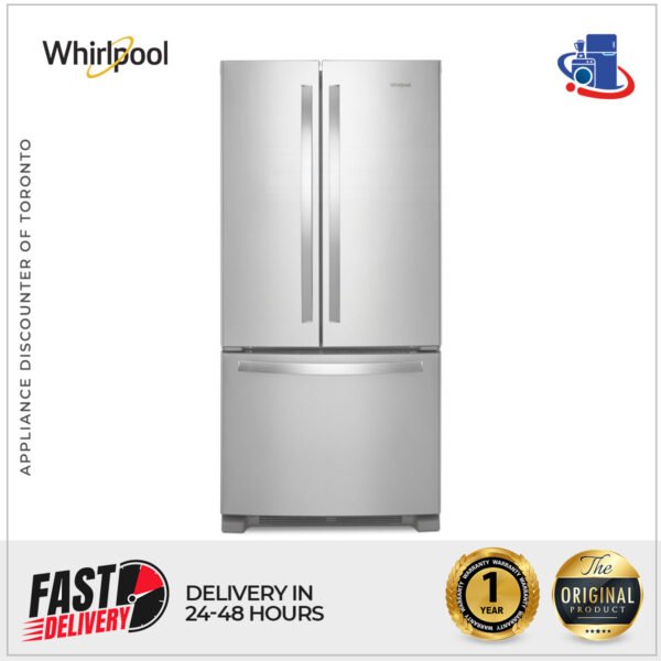 Whirlpool 33-Inch Wide French Door Refrigerator - 22 cu. ft. (Model WRFF5333PZ)