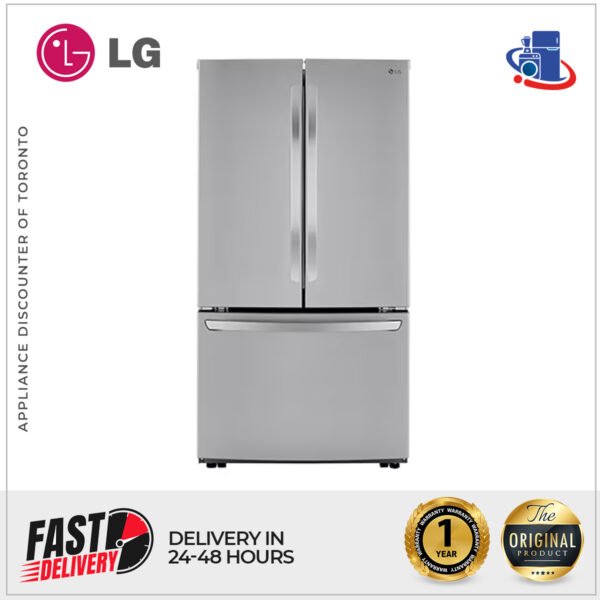 LG 29 cu. ft. Smart Wi-Fi Enabled French Door Refrigerator with Dual Ice Maker (Model LF29T6000S)