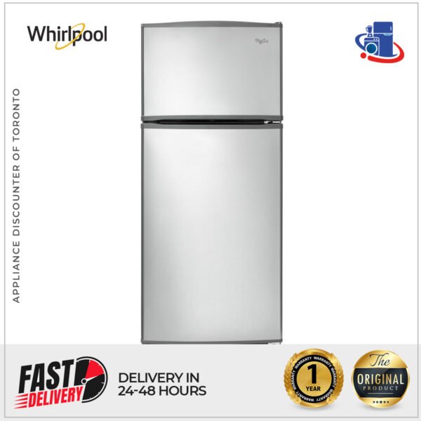 Whirlpool 16 cu. ft. 28-Inch Wide Top Freezer Refrigerator with Flexi-Slide™ Bin (Model WRT316SFDM)