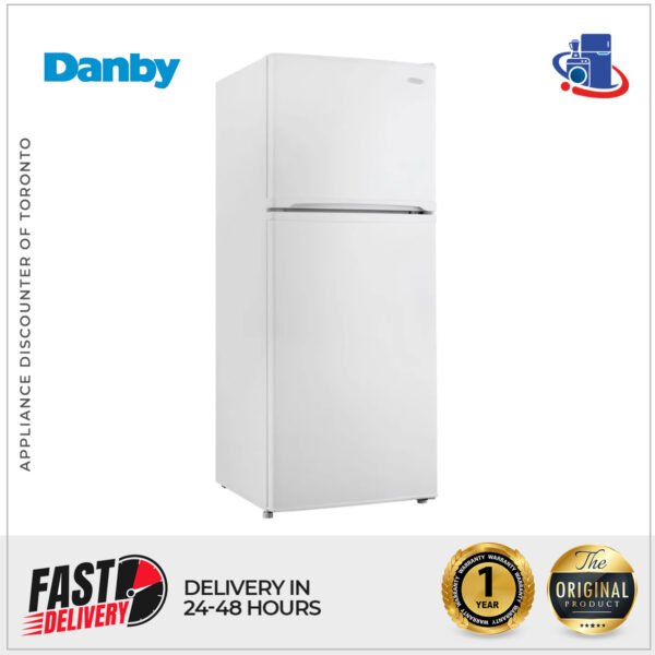 Danby 10 cu. ft. Top Freezer Refrigerator with Compact Design (Model DFF100C1WDB)