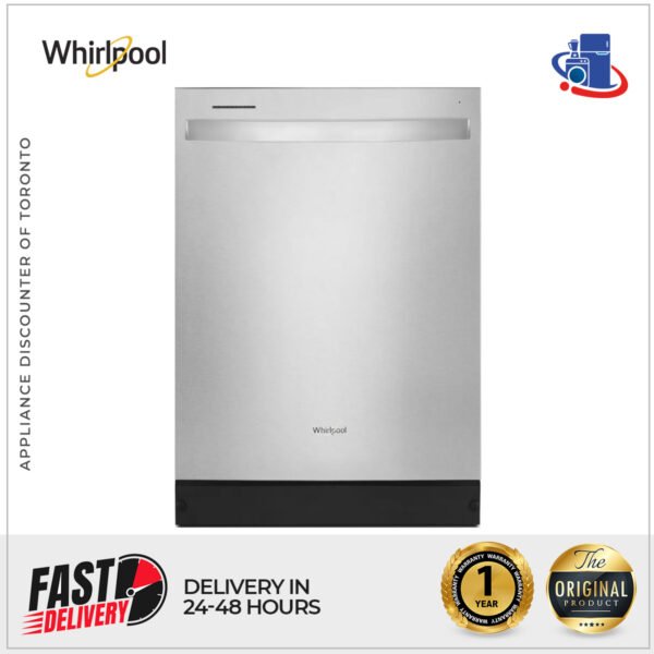 Whirlpool 24-Inch Built-In Dishwasher with Third Rack and Sensor Cycle (Model WDT540HAMZ)