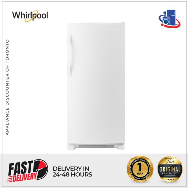 Whirlpool 17.7 cu. ft. Upright All-Refrigerator with Adjustable Shelves (Model WRR56X18FW)