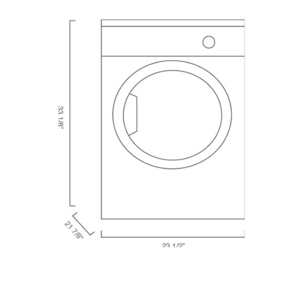 Blomberg 3.5 cu. ft. Compact Electric Dryer with Multiple Drying Options (Model DV17542) - Image 4