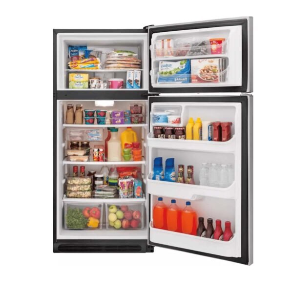 Frigidaire 18 cu. ft. Top Freezer Refrigerator with Flexible Storage Options (Model FFHT1831QS) - Image 3