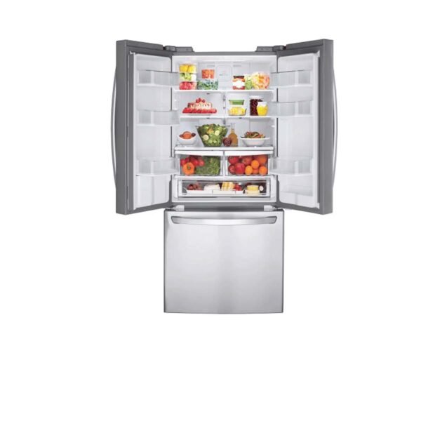LG 22 cu. ft. French Door Refrigerator with Smart Cooling System (Model LFDS22520S) - Image 3