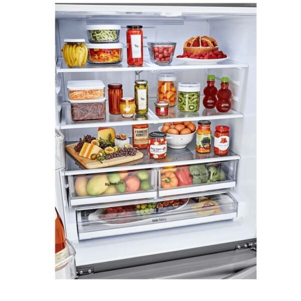 LG 29 cu. ft. Smart Wi-Fi Enabled French Door Refrigerator with Dual Ice Maker (Model LF29T6000S) - Image 4