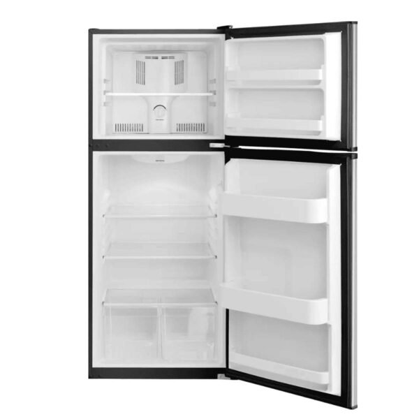 Frigidaire 11.6 cu. ft. Top Freezer Refrigerator with Adjustable Glass Shelves (Model FFET1222QS) - Image 2