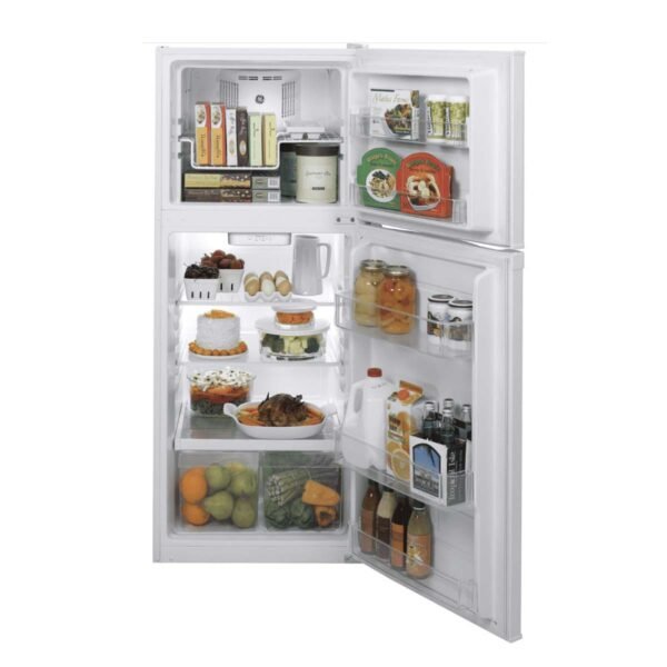 GE 11.6 cu. ft. ENERGY STAR® Top Freezer Refrigerator (Model GPE12FGKWW) - Image 3