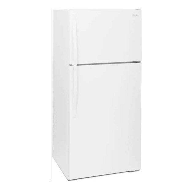 Whirlpool 14 cu. ft. Top Freezer Refrigerator with Compact Design (Model WRT134TFDW) - Image 3