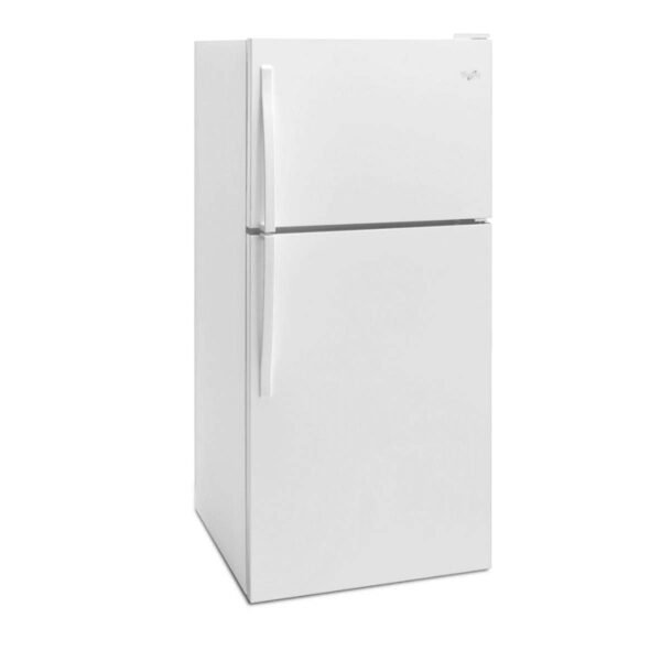 Whirlpool 30-Inch Wide 18 cu. ft. Top Freezer Refrigerator with Adjustable Shelves (Model WRT148FZDW) - Image 3