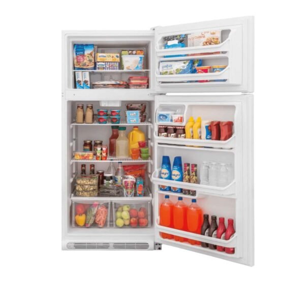 Frigidaire 18 cu. ft. Top Freezer Refrigerator with Flexible Storage (Model FFTR1814TW) - Image 2