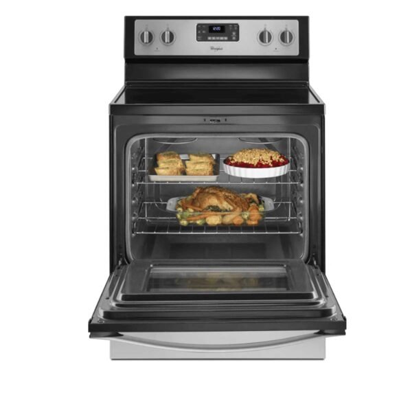 Whirlpool 30-Inch Wide Electric Range with 5.3 cu. ft. Capacity and Frozen Bake™ Technology (Model WFE515S0ES) - Image 3