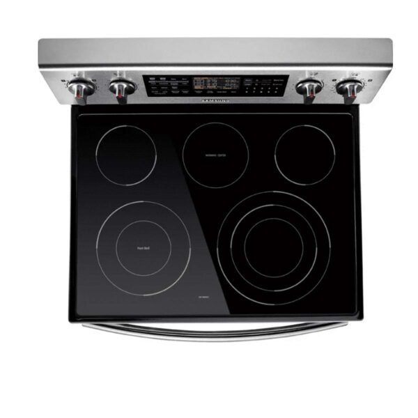 Samsung 30-Inch Freestanding Electric Range with 5.9 cu. ft. Convection Oven (Model FE710DRS) - Image 2