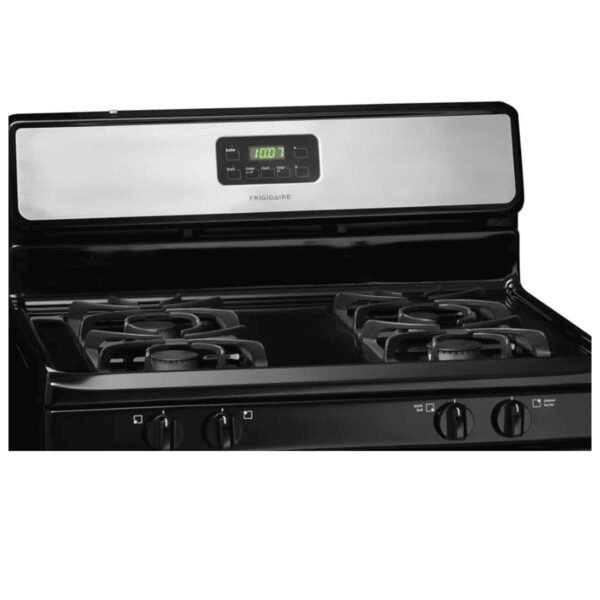 Frigidaire 30-Inch Freestanding Gas Range with Even Baking Technology (Model FFGF3047LS) - Image 2