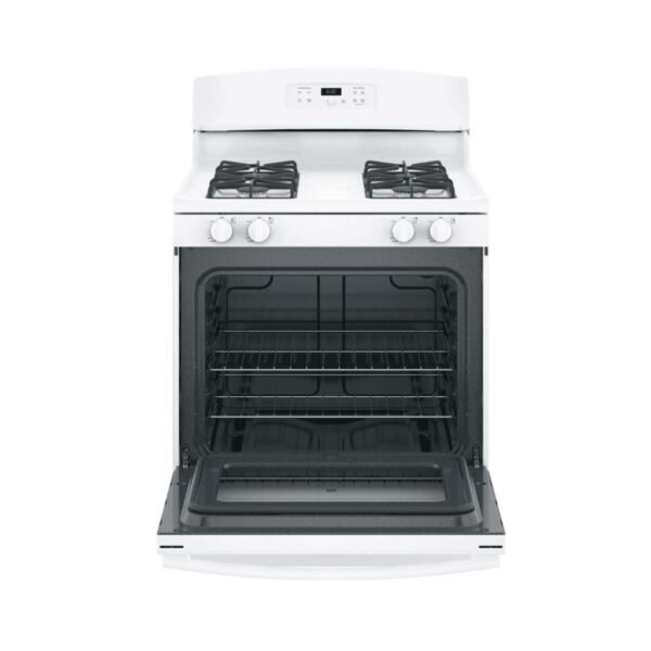 GE 30-Inch Freestanding Gas Range with Precise Simmer Burner (Model JCGBS60DEKWW) - Image 2