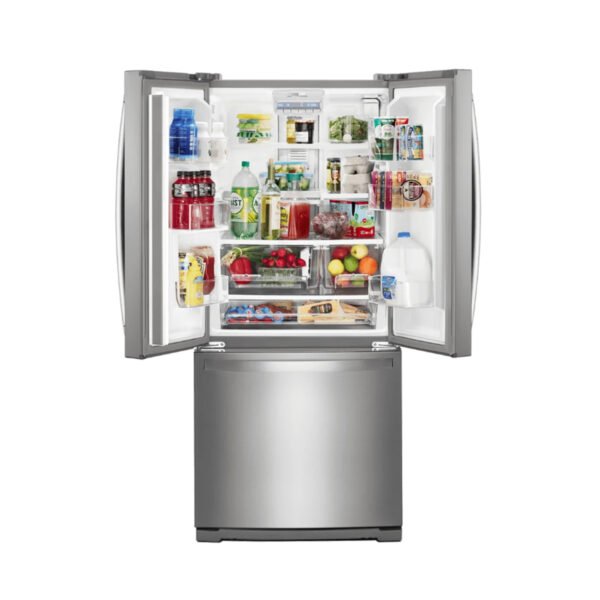 Whirlpool 20 cu. ft. French Door Refrigerator with Modern Design (Model WRF560SMHZ) - Image 2